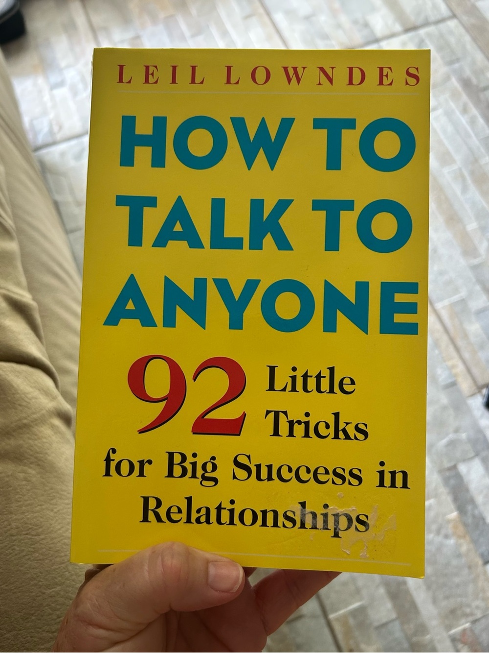 How to Talk to Anyone — Book Yellow Cover by Leil Lowndes